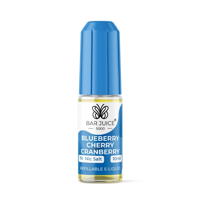 BAR JUICE 5000 Blueberry Cherry Cranberry 10ml Nic Salt E-Liquid
