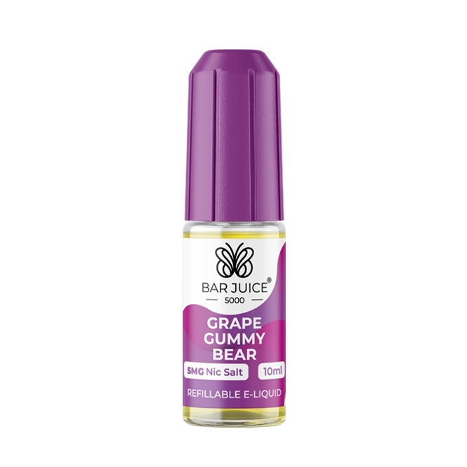 BAR JUICE 5000 Grape Gummy Bear 10ml Nic Salt E-Liquid
