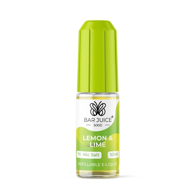 BAR JUICE 5000 Lemon & Lime 10ml Nic Salt E-Liquid