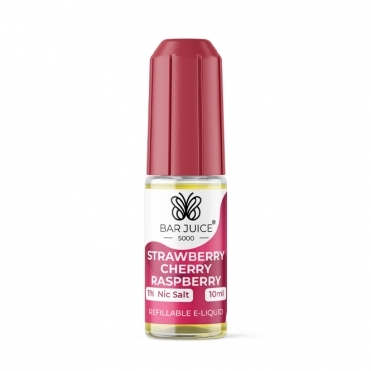 BAR JUICE 5000 Strawberry Cherry Raspberry 10ml Nic Salt E-Liquid