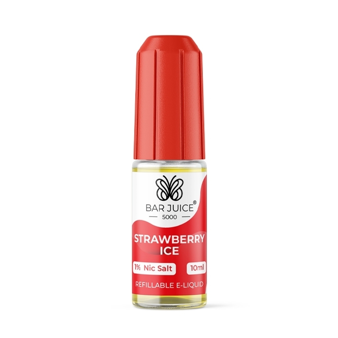 BAR JUICE 5000 Strawberry Ice 10ml Nic Salt E-Liquid