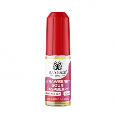 BAR JUICE 5000 Strawberry Sour Raspberry 10ml Nic Salt E-Liquid
