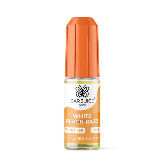 BAR JUICE 5000 White Peach Razz 10ml Nic Salt E-Liquid