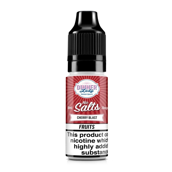 DINNER LADY Cherry Blast 10ml Nic Salt E-Liquid