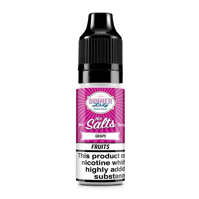 DINNER LADY Grape 10ml Nic Salt E-Liquid