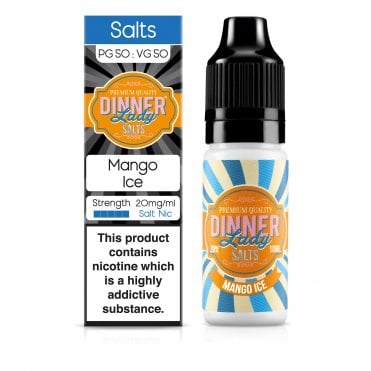 DINNER LADY Mango Ice 10ml Nic Salt E-Liquid
