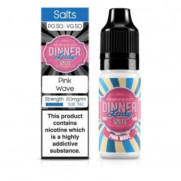 DINNER LADY Pink Wave 10ml Nic Salt E-Liquid