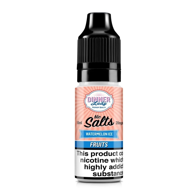 DINNER LADY Watermelon Ice 10ml Nic Salt E-Liquid
