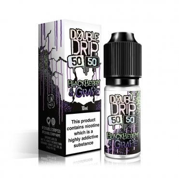 DOUBLE DRIP Blackberry & Grape 10ml E-Liquid