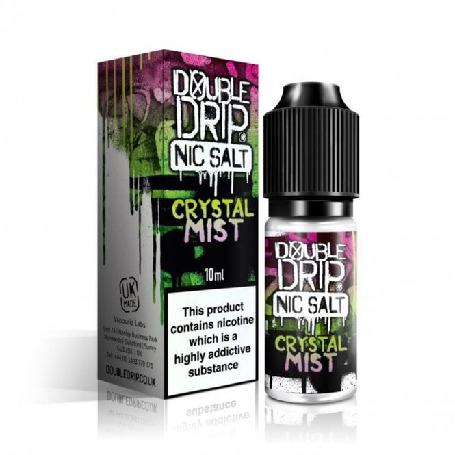 DOUBLE DRIP Crystal Mist 10ml Nic Salt E-Liquid
