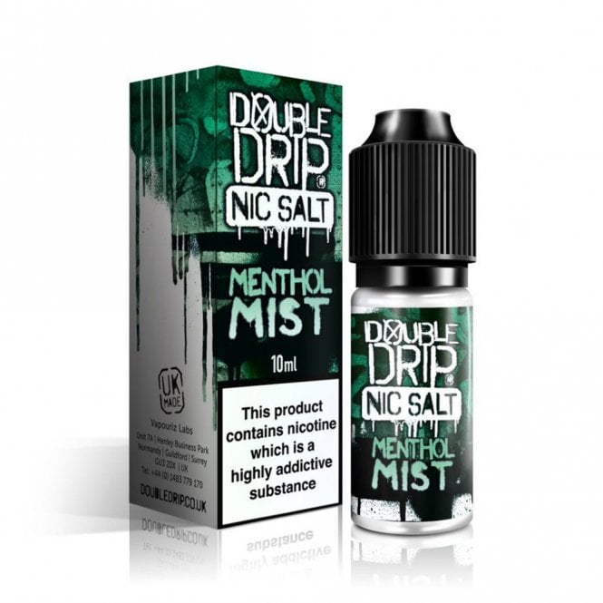 DOUBLE DRIP Menthol Mist 10ml Nic Salt E-Liquid