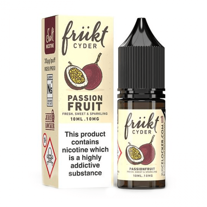 FRUKT Passionfruit 10ml Nic Salt E-Liquid