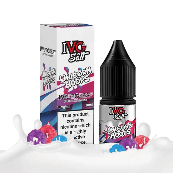 IVG Unicorn Hoops 10ml Nic Salt E-Liquid