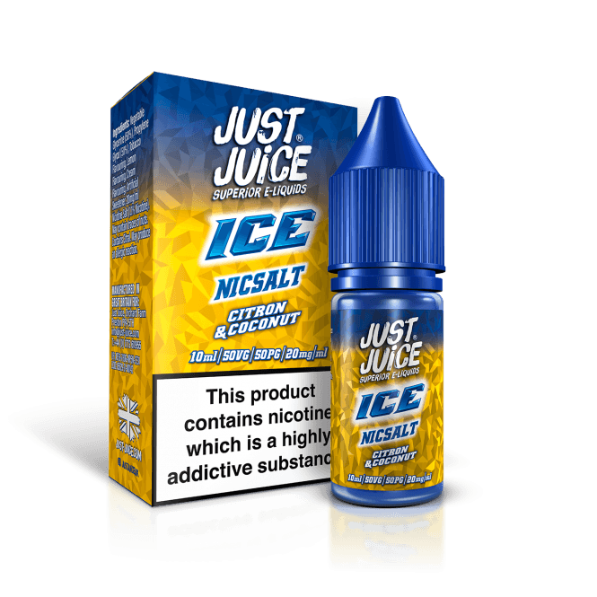 JUST JUICE Citron & Coconut Ice 10ml Nic Salt E-Liquid