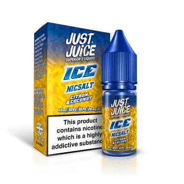 JUST JUICE Citron & Coconut Ice 10ml Nic Salt E-Liquid