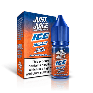 JUST JUICE Grape & Melon Ice 10ml Nic Salt E-Liquid