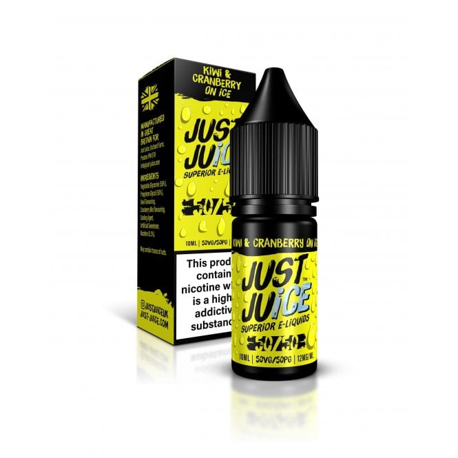 JUST JUICE Kiwi & Cranberry on Ice 10ml E-Liquid