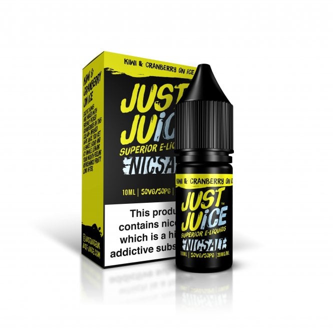 JUST JUICE Kiwi & Cranberry on Ice 10ml Nic Salt E-Liquid