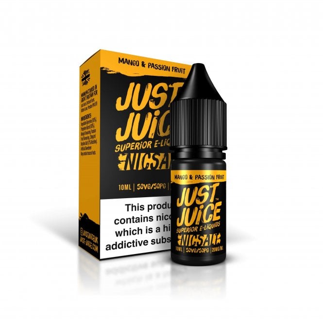 JUST JUICE Mango & Passion Fruit 10ml Nic Salt E-Liquid