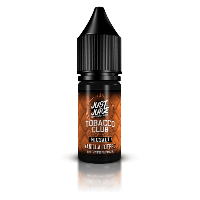 JUST JUICE Vanilla Toffee Tobacco 10ml Nic Salt E-Liquid