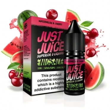 JUST JUICE Watermelon & Cherry 10ml Nic Salt E-Liquid