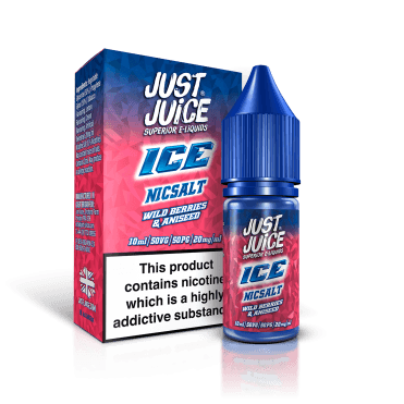 JUST JUICE Wild Berries & Aniseed Ice 10ml Nic Salt E-Liquid