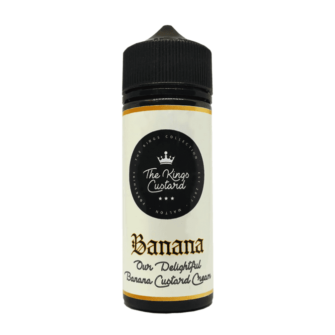 KINGS CUSTARD Banana 100ml Shortfill E-Liquid