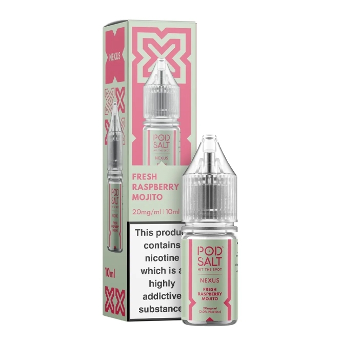 NEXUS Fresh Raspberry Mojito 10ml Nic Salt E-Liquid