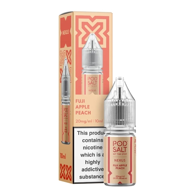 NEXUS Fuji Apple Peach 10ml Nic Salt E-Liquid