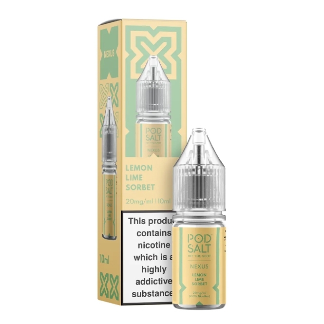 NEXUS Lemon Lime Sorbet 10ml Nic Salt E-Liquid