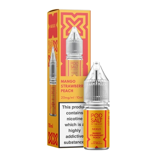 NEXUS Mango Strawberry Peach 10ml Nic Salt E-Liquid