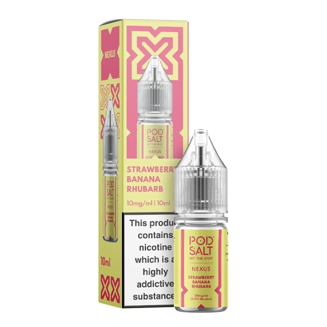 NEXUS Strawberry Banana Rhubarb 10ml Nic Salt E-Liquid