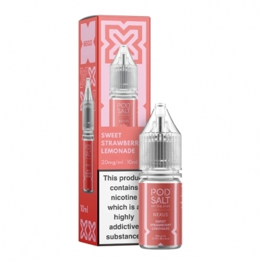 NEXUS Sweet Strawberry Lemonade 10ml Nic Salt E-Liquid