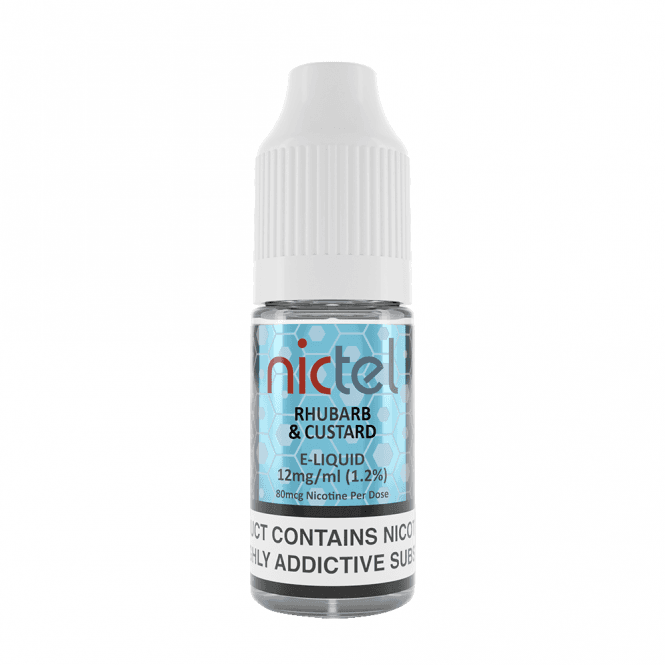NICTEL Rhubarb & Custard 10ml E-Liquid
