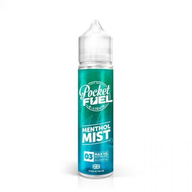POCKET FUEL Menthol Mist 50ml Shortfill E-Liquid