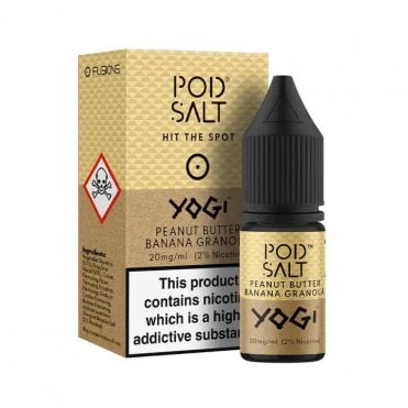 POD SALT Yogi Peanut Banana Granola 10ml Nic Salt E-Liquid
