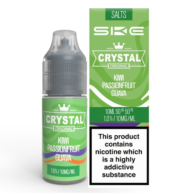 SKE CRYSTAL Kiwi Passionfruit Guava 10ml Nic Salt E-Liquid