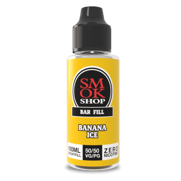 SMOKSHOP Bar Fill Banana Ice  100ml E-Liquid