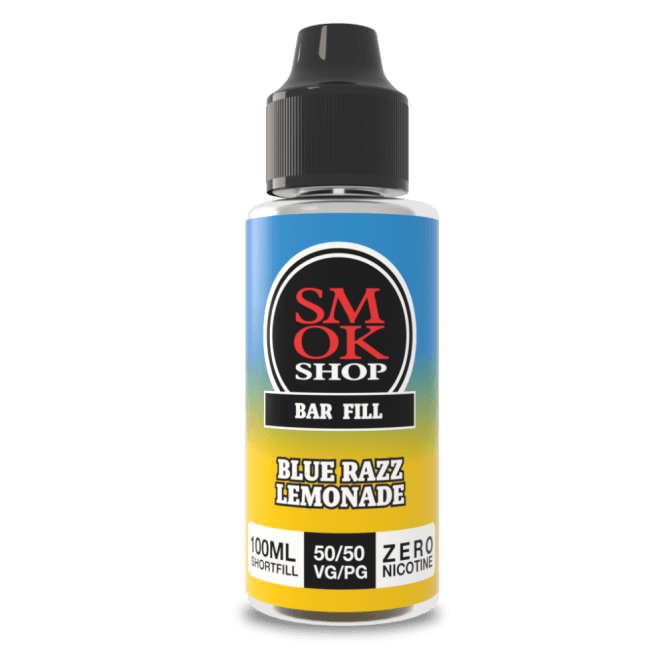 SMOKSHOP Bar Fill Blue Razz Lemonade Ice 100ml E-Liquid