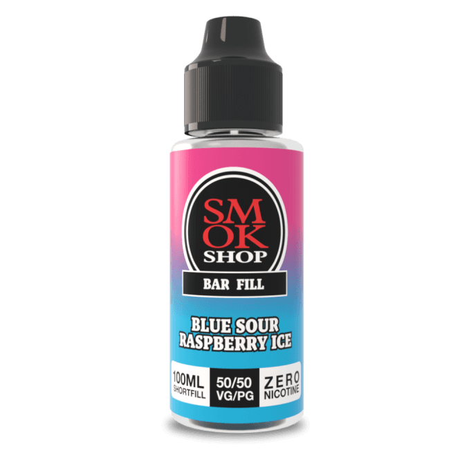 SMOKSHOP Bar Fill Blue Sour Raspberry Ice 100ml E-Liquid