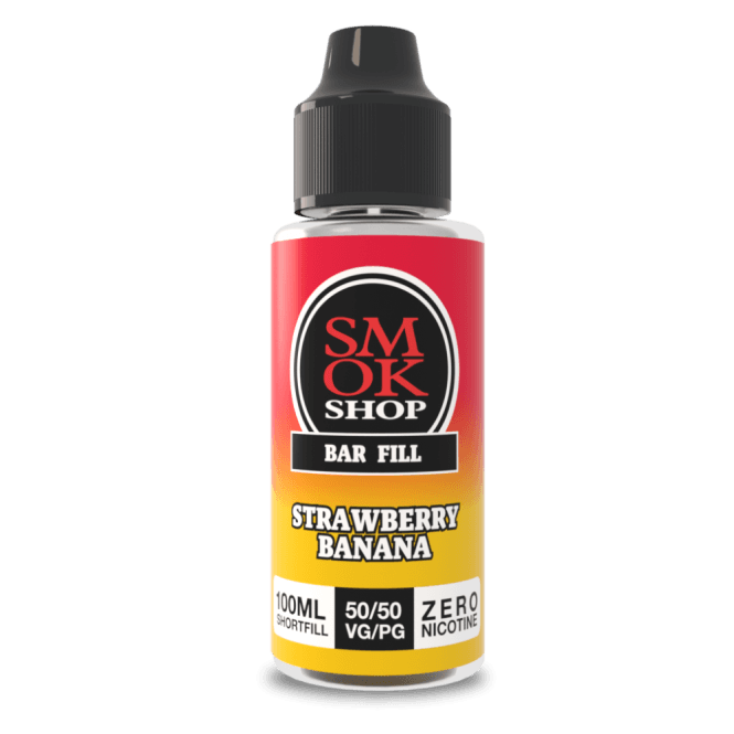 SMOKSHOP Bar Fill Strawberry & Banana 100ml E-Liquid