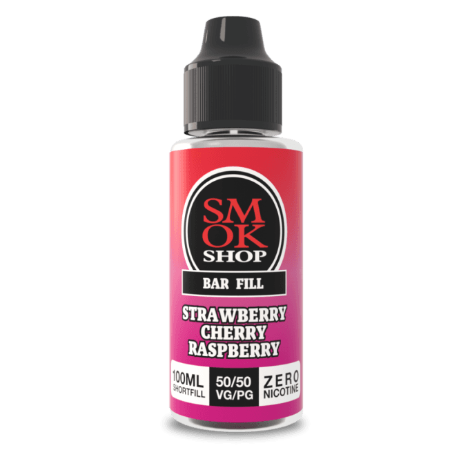 SMOKSHOP Bar Fill Strawberry Cherry Raspberry 100ml E-Liquid