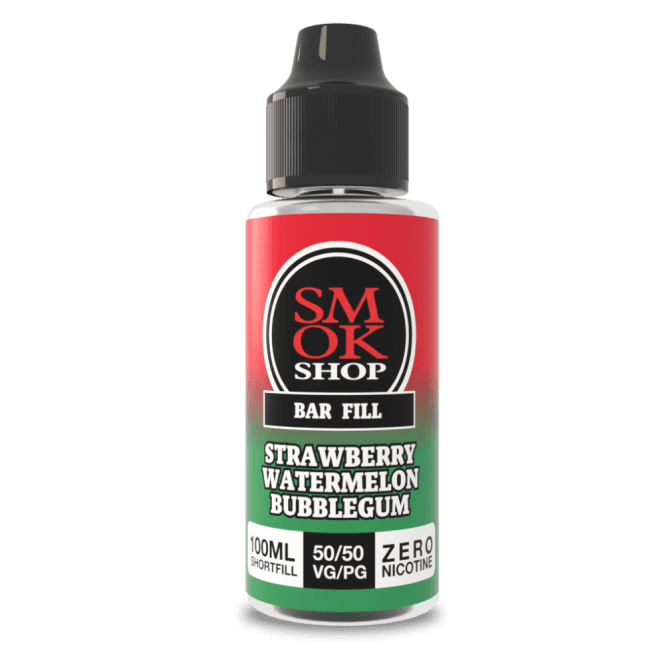SMOKSHOP Bar Fill Strawberry Watermelon Bubblegum 100ml E-Liquid