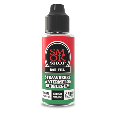 SMOKSHOP Bar Fill Strawberry Watermelon Bubblegum 100ml E-Liquid