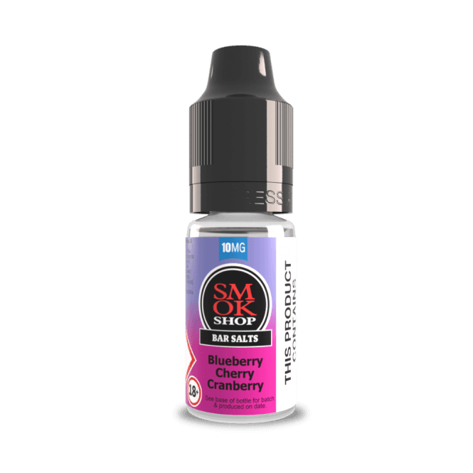 SMOKSHOP Bar Salts Blueberry Cherry Cranberry 10ml E-Liquid