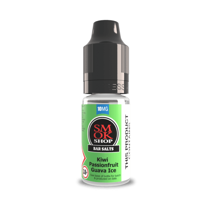 SMOKSHOP Bar Salts Kiwi Passionfruit Guava Ice 10ml E-Liquid