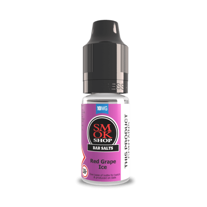 SMOKSHOP Bar Salts Red Grape Ice 10ml E-Liquid