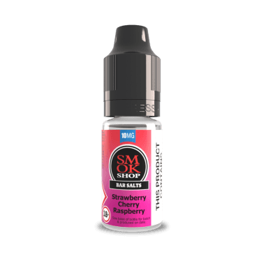 SMOKSHOP Bar Salts Strawberry Cherry Raspberry 10ml E-Liquid