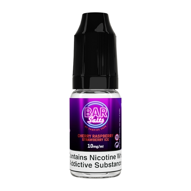 VAMPIRE VAPE Bar Salts Cherry Raspberry Strawberry Ice 10ml E-Liquid 20mg