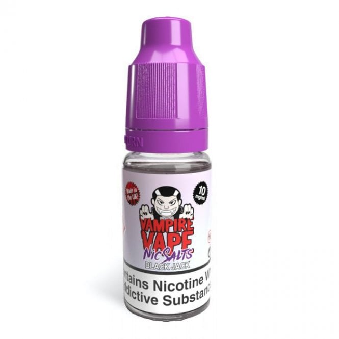VAMPIRE VAPE Black Jack 10ml Nic Salt E-Liquid